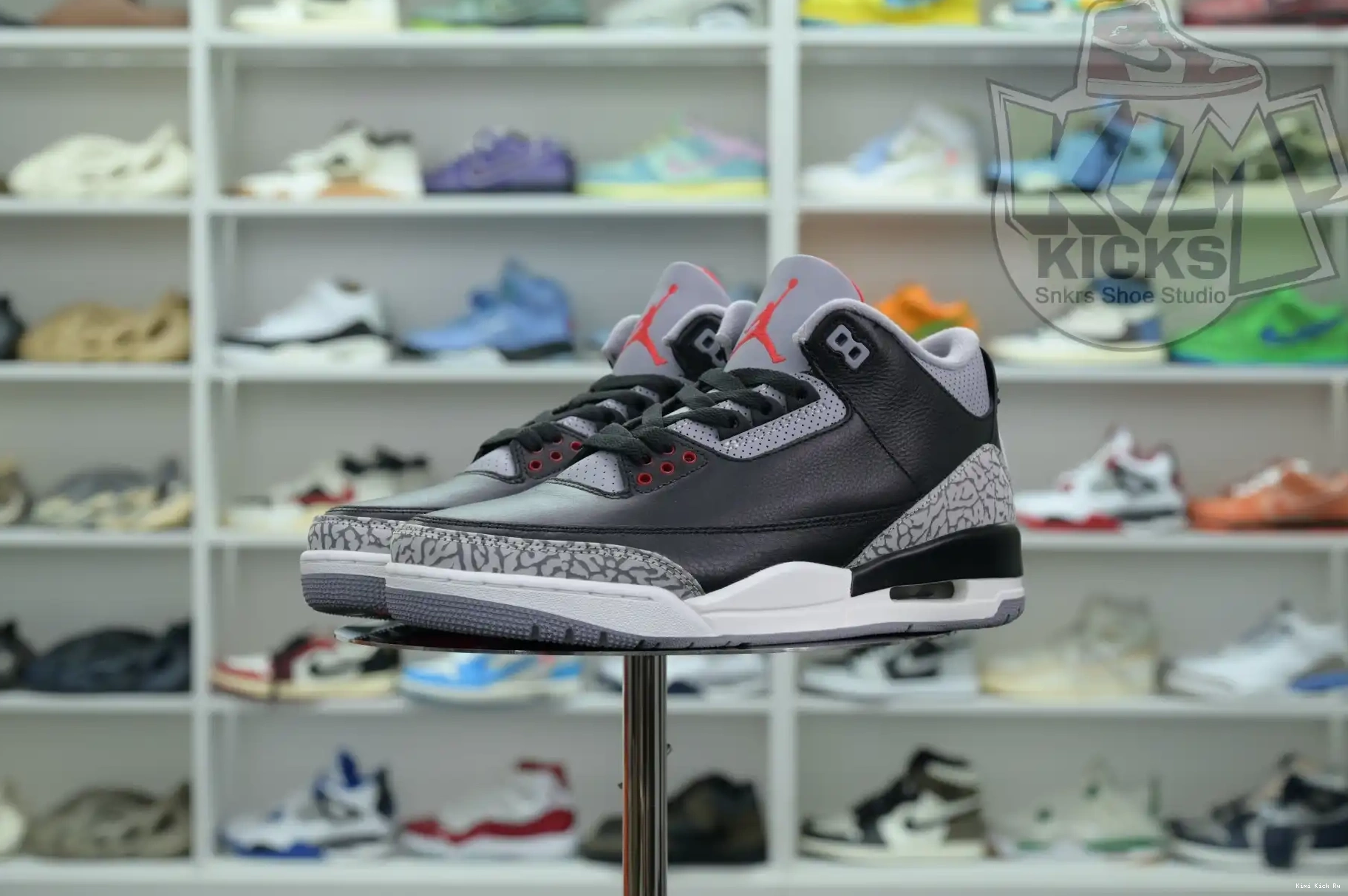 Cement Jordan Air Kimikick 3“Black Reimagined” 0711